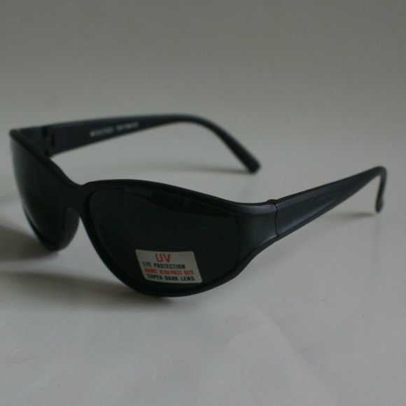NWT True Vintage 90's Wrap Around lady's fashion sports frame smoke sunglasses - Picture 8 of 10